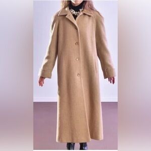 Vintage MACKINTOSH Wool Trench Maxi Coat Sz 6